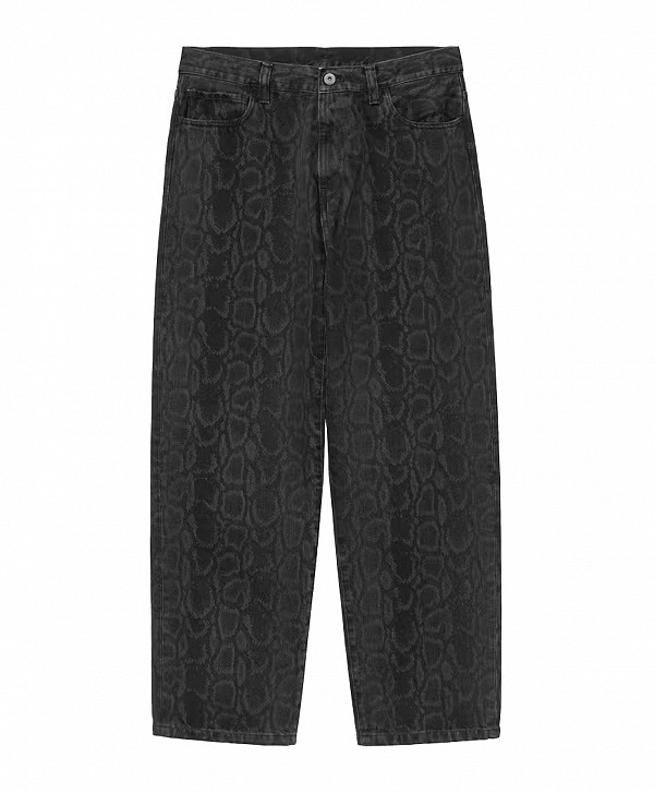 CARHARTT WIP SNAKE LANDON PANT SNAKE CAMO/BLACK STONE WASH