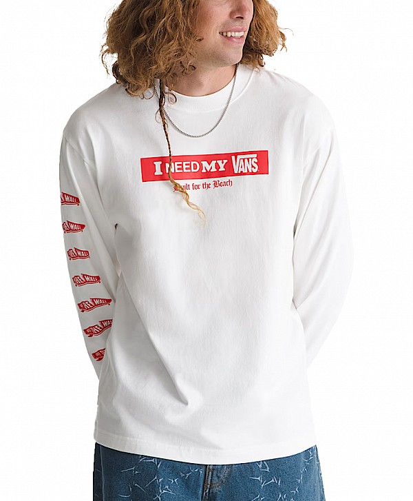 VANS I NEED MY LONG SLEEVE WHITE
