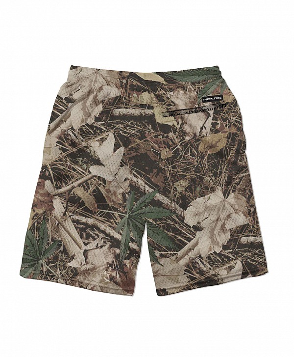 PRIMITIVE CHIBA MESH SHORTS CAMO