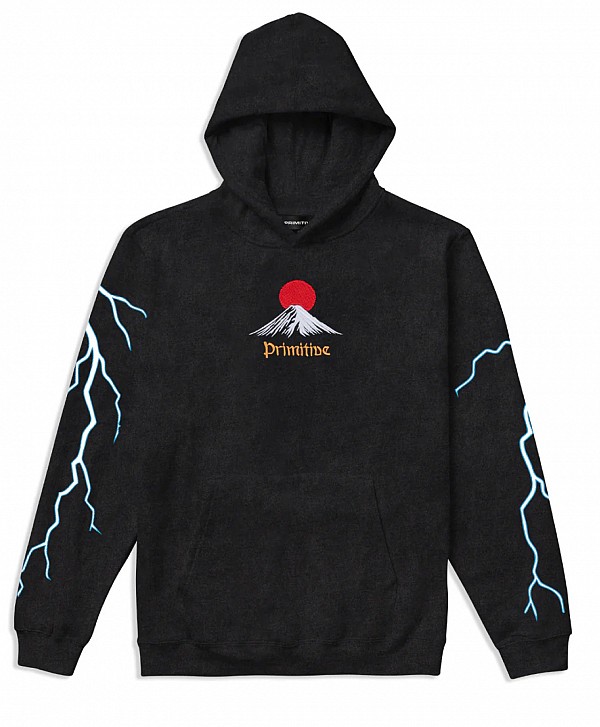PRIMITIVE MELTDOWN HEAVYWEIGHT HOOD BLACK