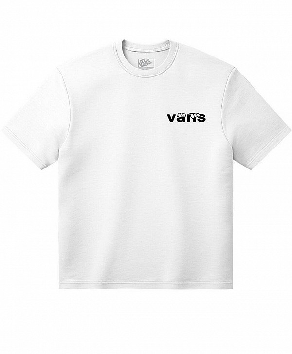 VANS KEYHOLE CLASSIC TEE WHITE
