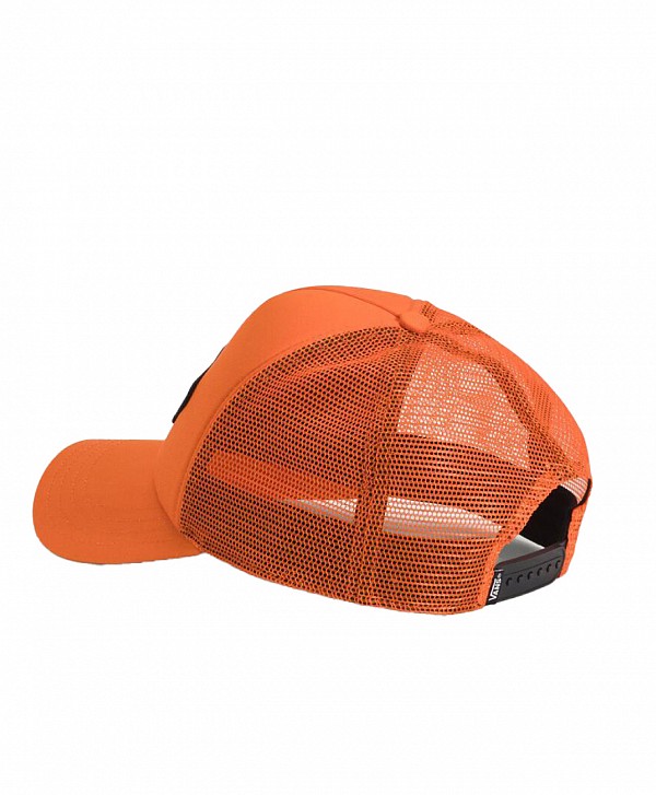VANS CLASSIC PATCH CURVED BILL TRUCKER HAT FLAME