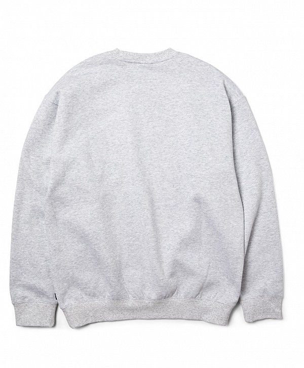 HUF DOGGED CREW HEATHER GREY