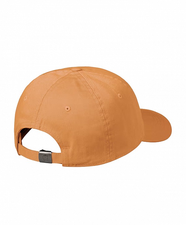 CARHARTT WIP MADISON LOGO CAP GENTLE ORANGE/WHITE