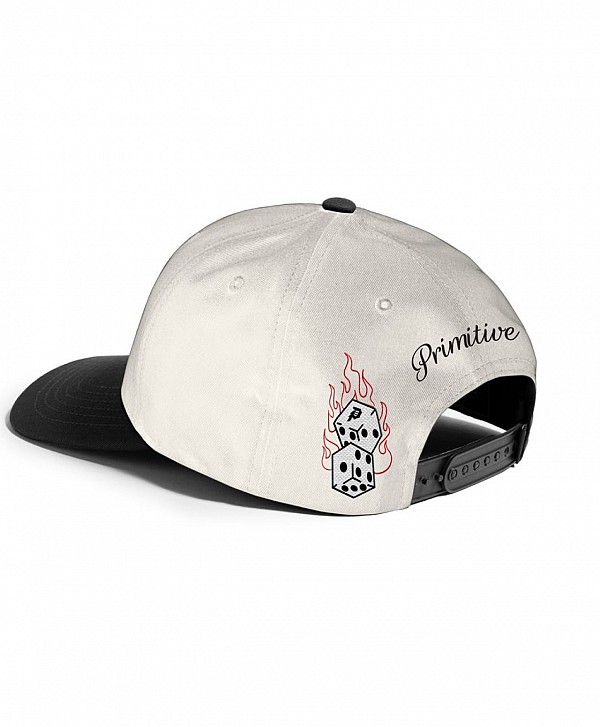 PRIMITIVE BIG CITY A-FRAME SNAPBACK CREAM