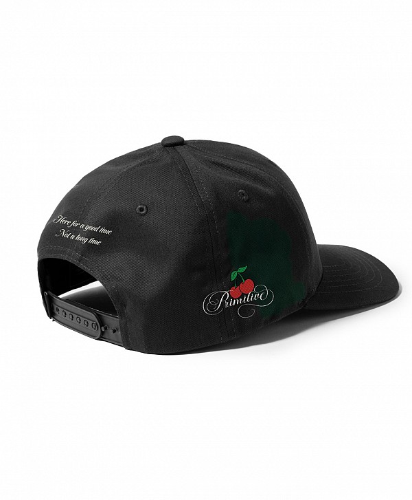 PRIMITIVE BLACKJACK SNAPBACK BLACK