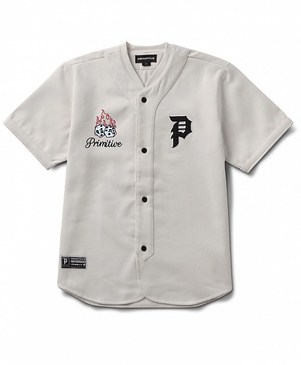 PRIMITIVE BIG CITY BASEBALL JERSEY CREAM