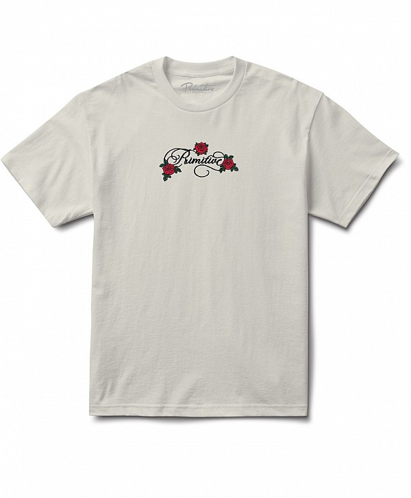 PRIMITIVE MISSION HEAVYWEIGHT TEE CREAM