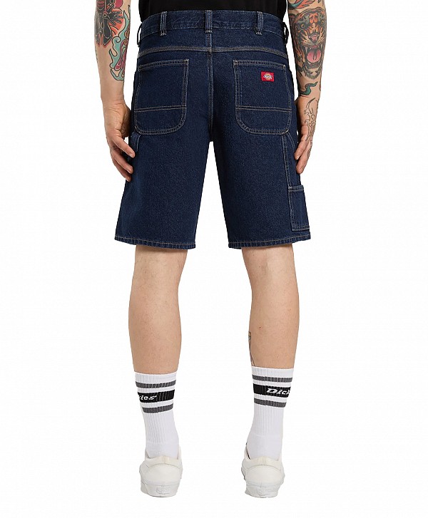 DICKIES 993 11 INCH CARPENTER DENIM SHORTS DARK INDIGO