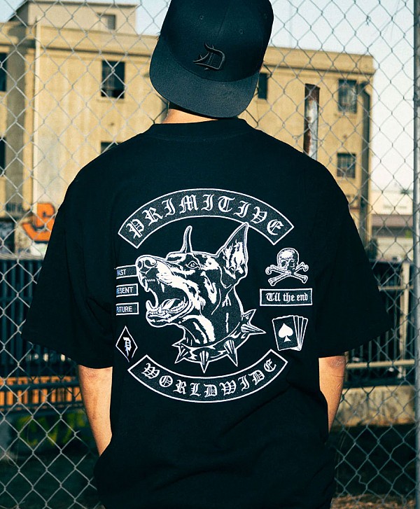 PRIMITIVE BALBOA HEAVYWEIGHT TEE BLACK