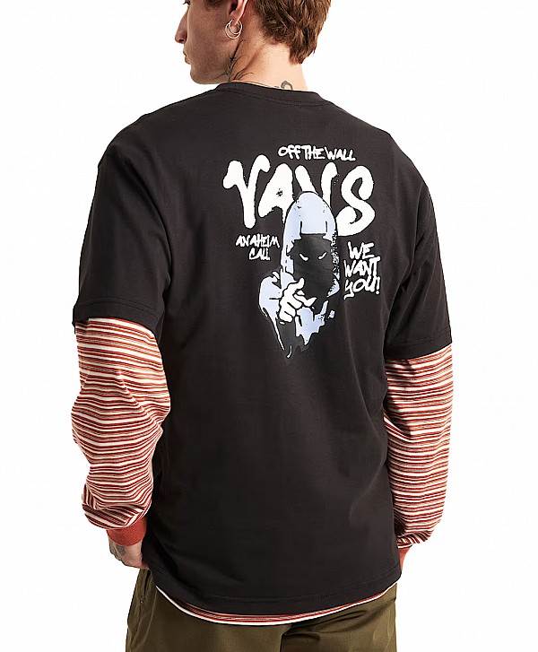 VANS REAPER SAM LOOSE TEE BLACK