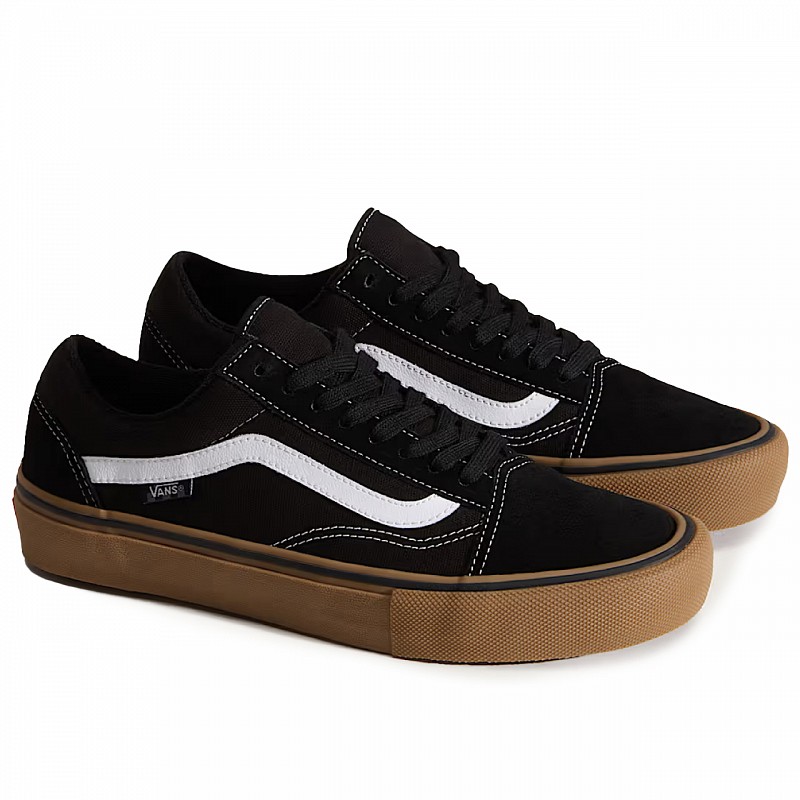 VANS SKATE OLD SKOOL BLACK/GUM/WHITE