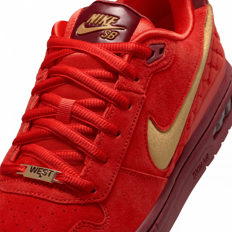 NIKE SB AIR LOW P-ROD HABANERO RED/TEAM RED
