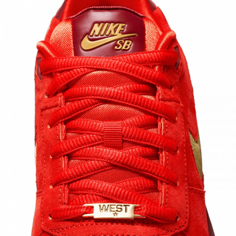 NIKE SB AIR LOW P-ROD HABANERO RED/TEAM RED