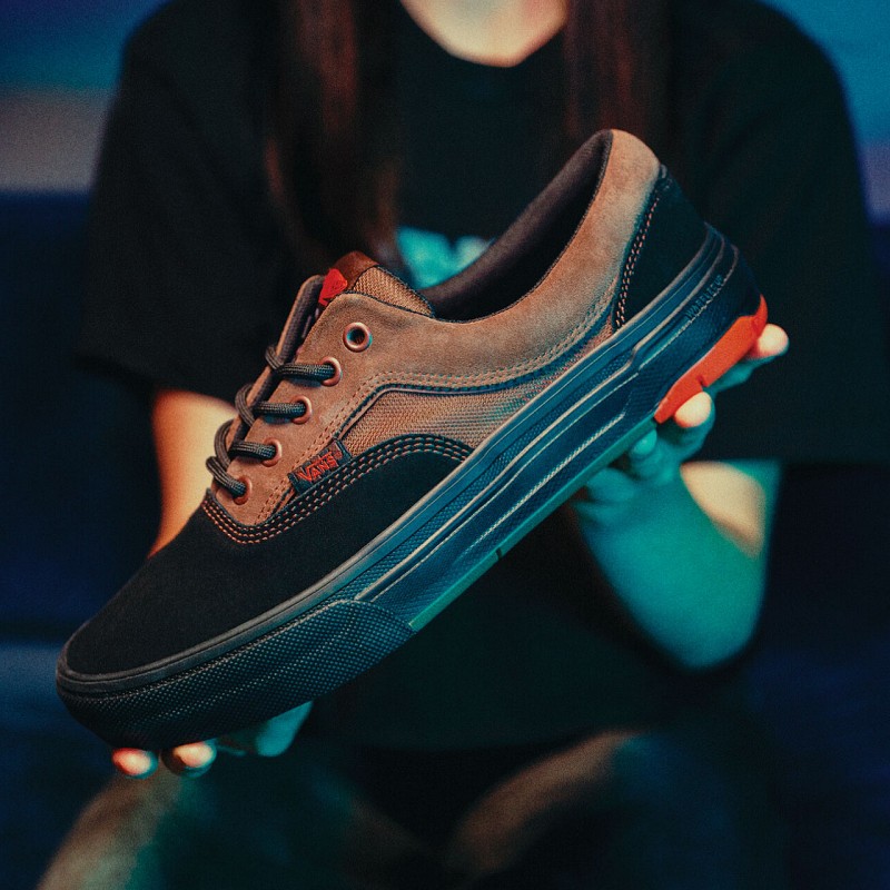 VANS SKATE ERA WAFFLECUP BLACK/BROWN