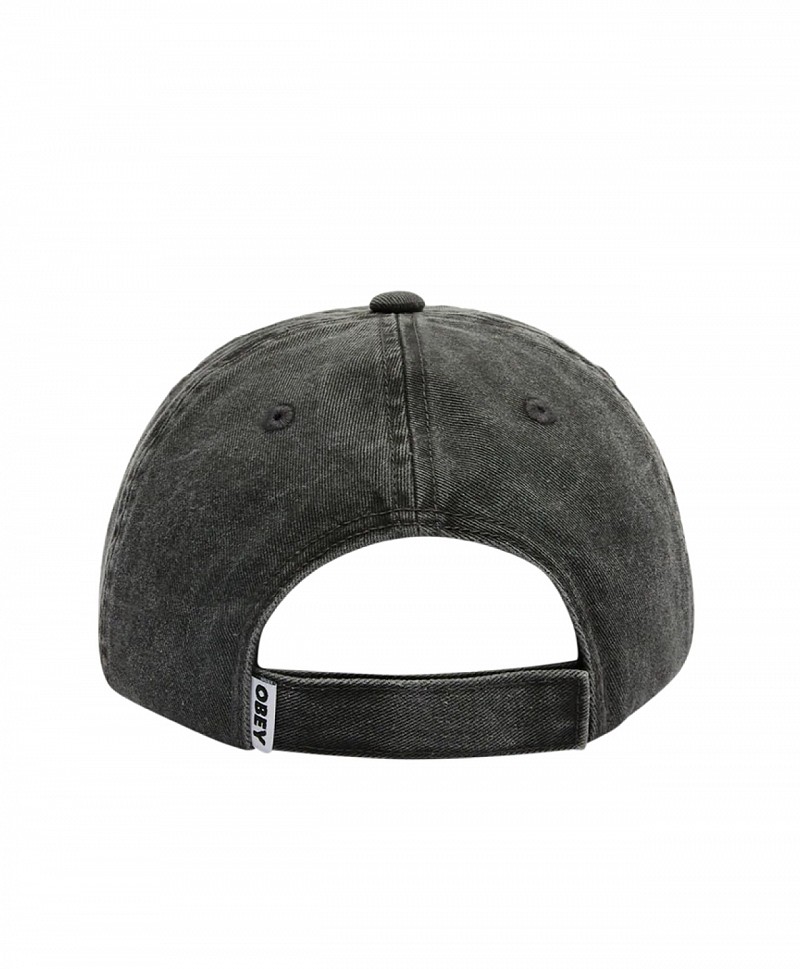 OBEY PIGMENT OBEY RECORDS 6 PANEL HAT VELCRO BACK
