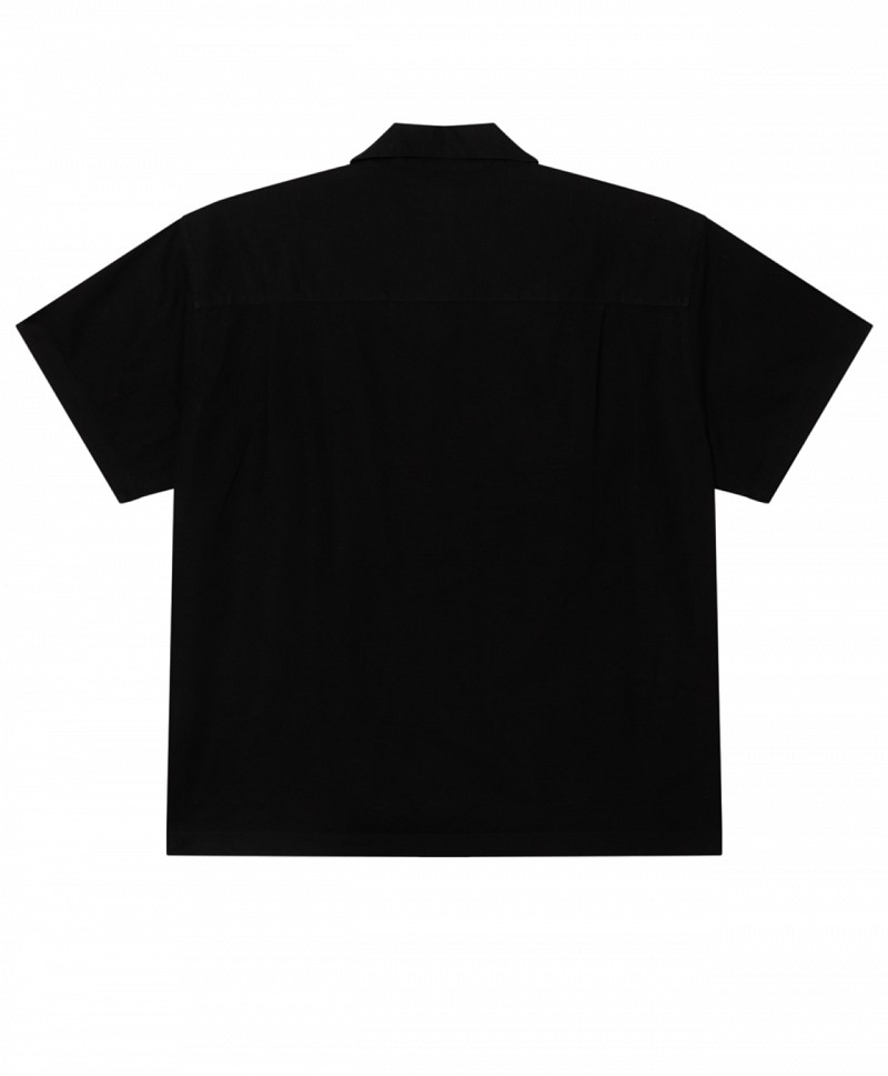 OBEY CLIFF WOVEN SHIRT BLACK