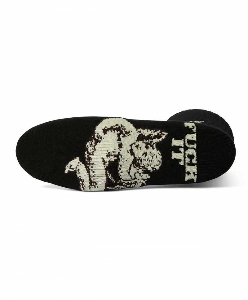 HUF DIVINE CREW SOCKS BLACK