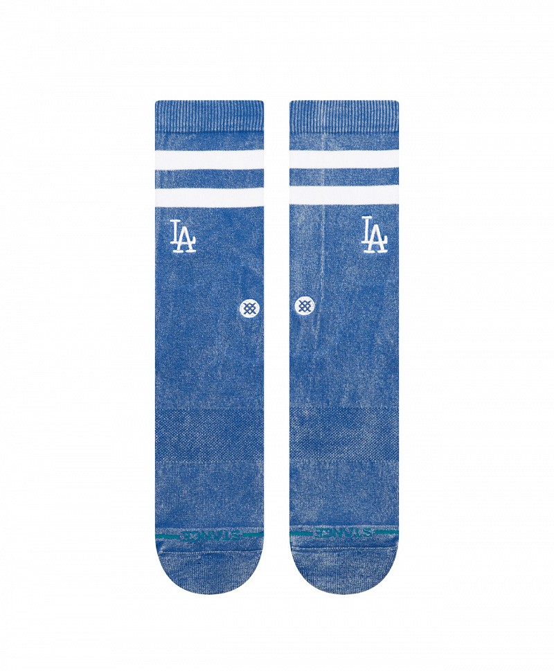 STANCE X MAJOR LEAGUE BASEBALL ROTATION LAD CREW SOCKS BLUE