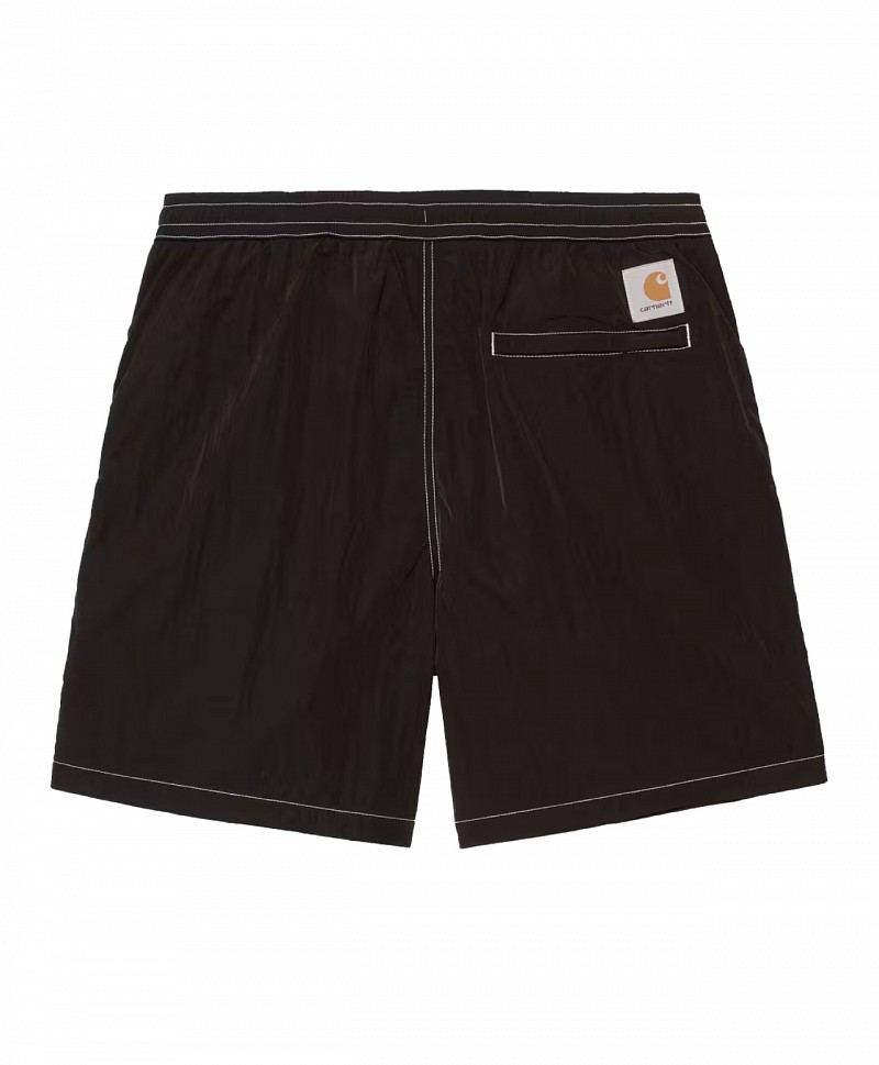 CARHARTT WIP CANBY SWIM TRUNKS BLACK/WHITE