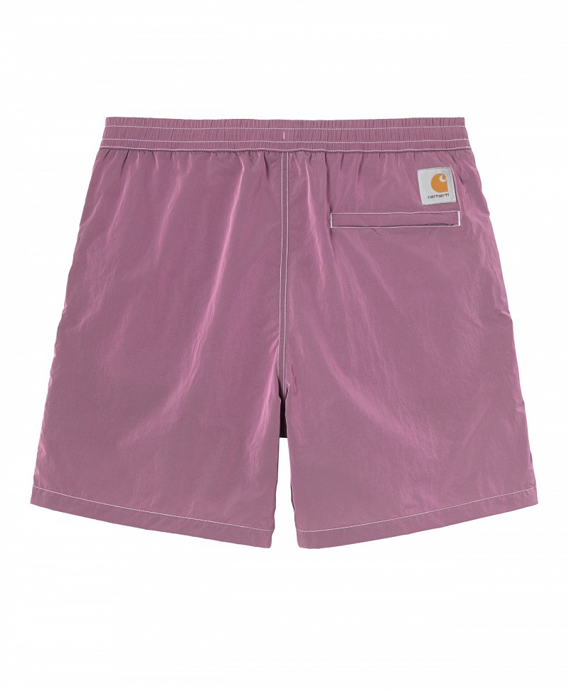 CARHARTT WIP CANBY SWIM TRUNKS GENTLE PURPLE/WHITE