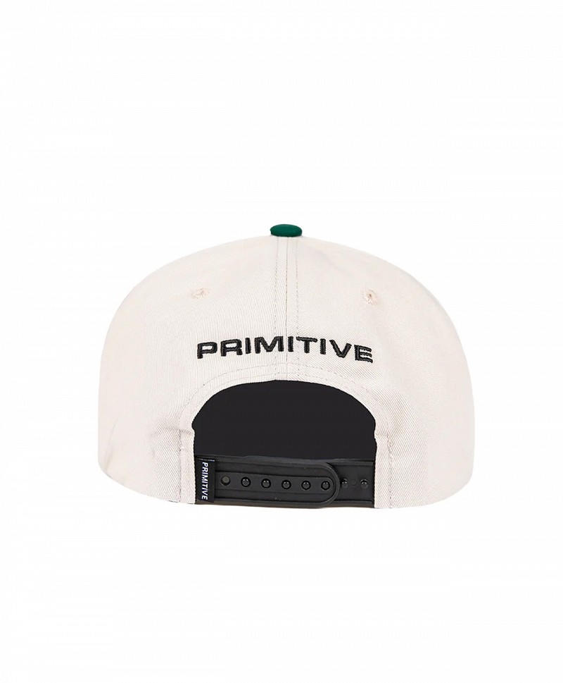 PRIMITIVE DIRTY P SNAPBACK CREAM