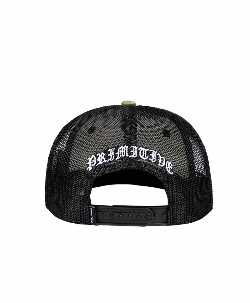 PRIMITIVE GOOD TIME TRUCKER HAT CAMO