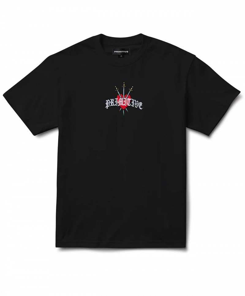 PRIMITIVE TRIUMPH HEAVYWEIGHT TEE BLACK