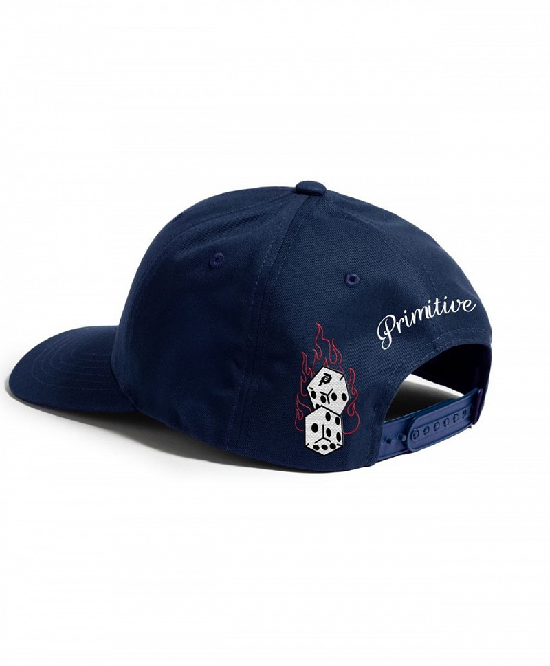 PRIMITIVE BIG CITY A-FRAME SNAPBACK NAVY
