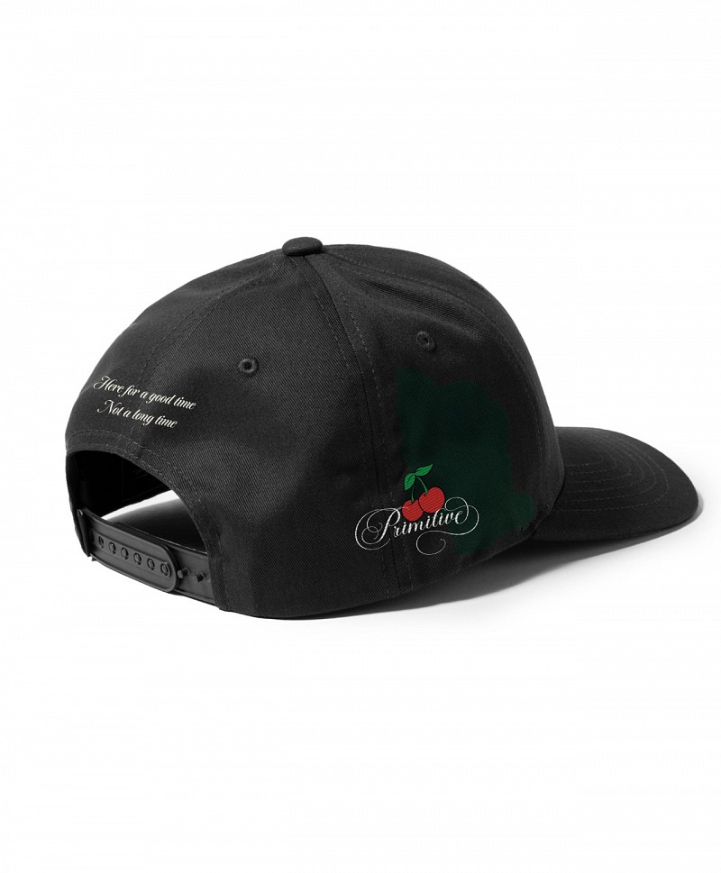 PRIMITIVE BLACKJACK SNAPBACK BLACK