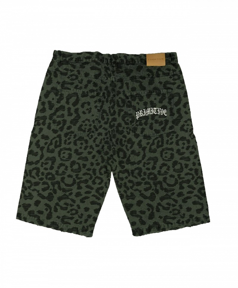 PRIMITIVE QUEST SHORTS OLIVE