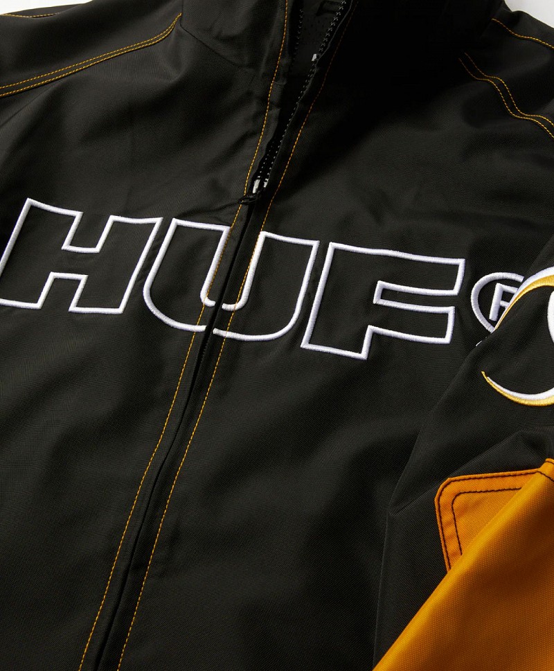 HUF SECTOR JACKET BLACK/YELLOW