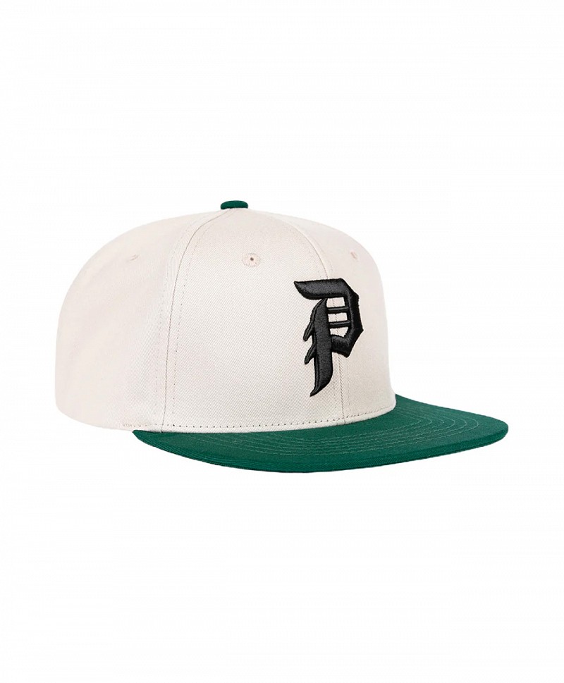 PRIMITIVE DIRTY P SNAPBACK CREAM
