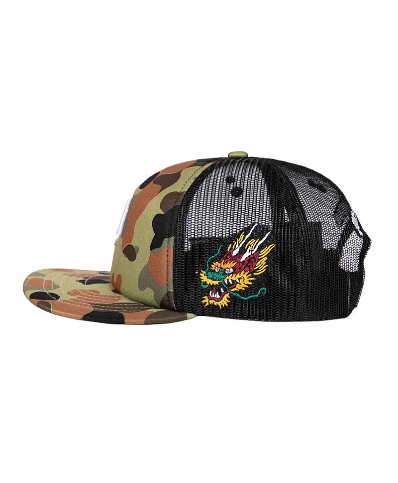 PRIMITIVE GOOD TIME TRUCKER HAT CAMO