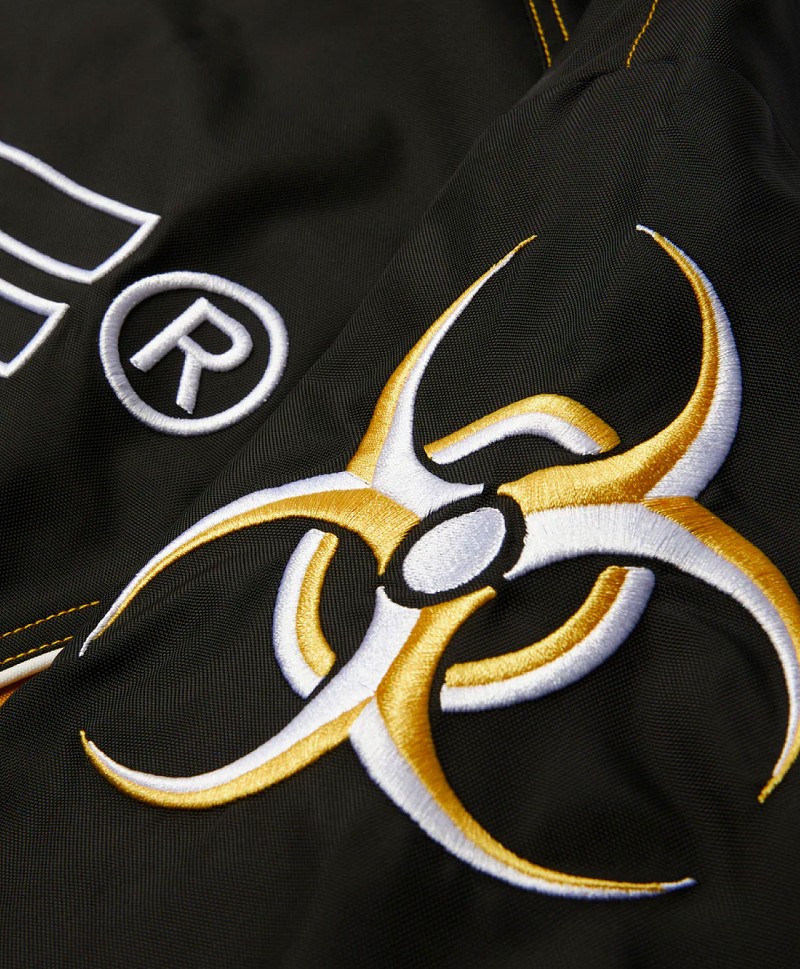 HUF SECTOR JACKET BLACK/YELLOW