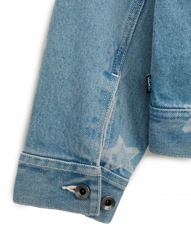 VANS POMONA DENIM STATION JACKET STONEWASH/BLUE
