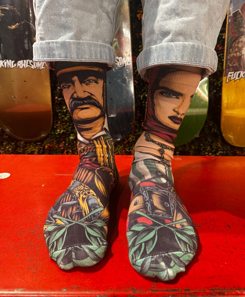 GOODBIE LOCAL HEROES CREW SOCKS