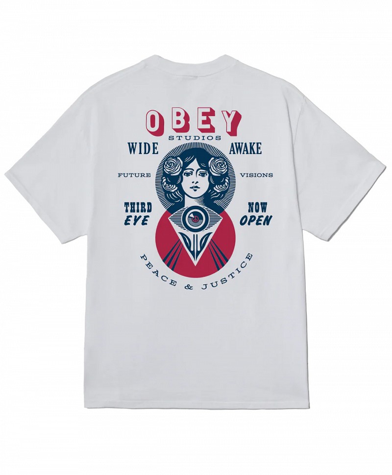 OBEY MAKE ART THIRD EYE TEE WHITE