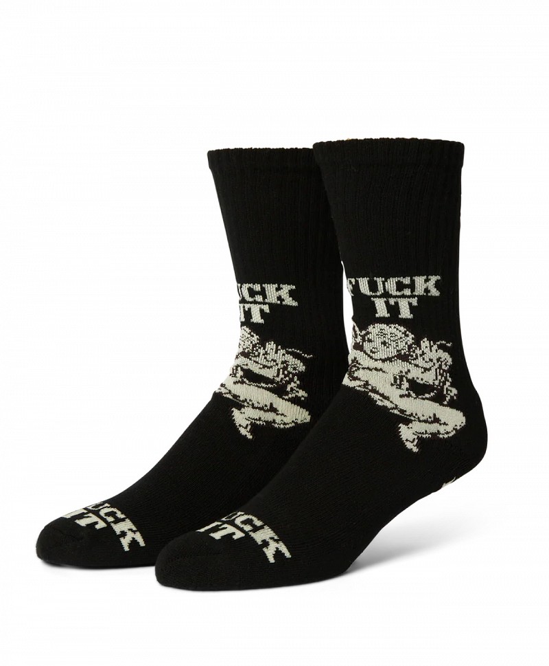 HUF DIVINE CREW SOCKS BLACK