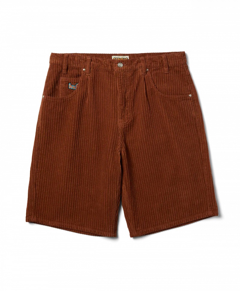 HUF CROMER CORDUROY SHORTS SIERRA