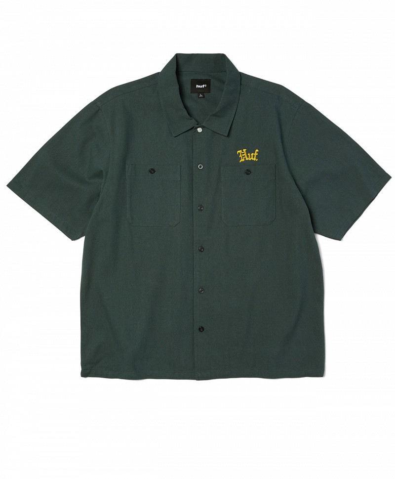 HUF FANTASIES WORK SHIRT MARINE