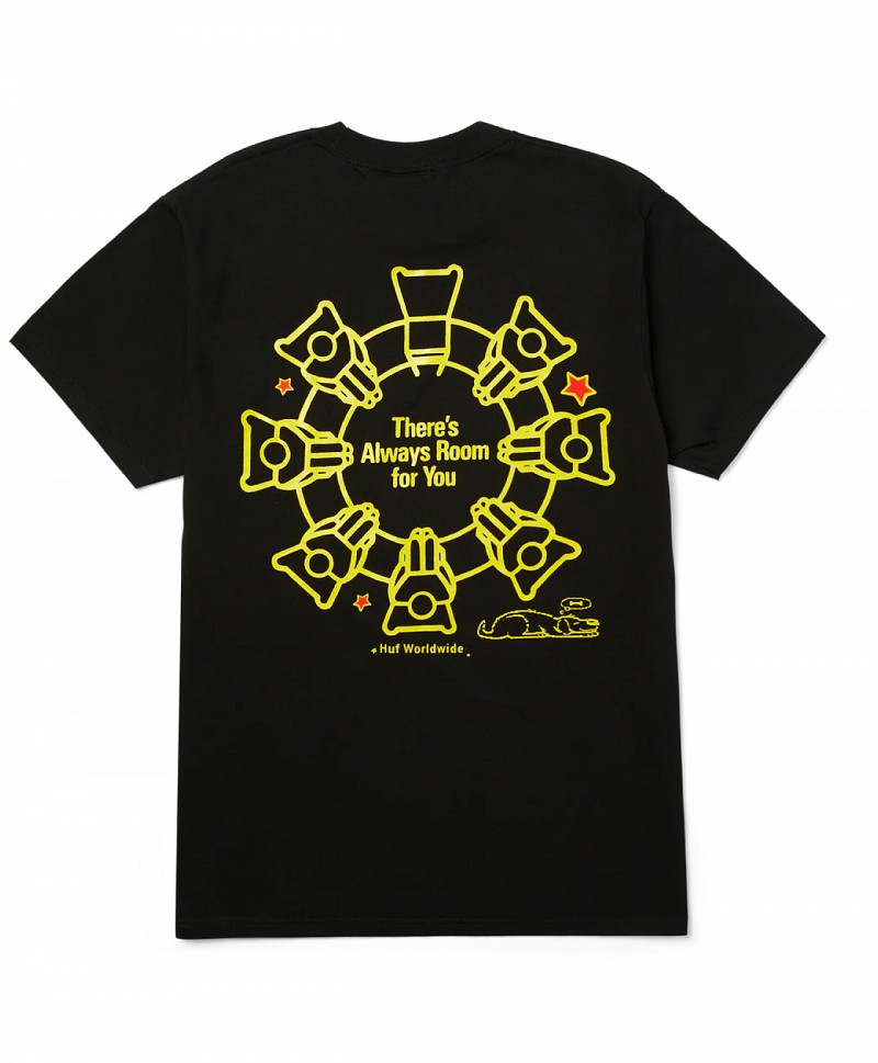 HUF FANTASIES TEE BLACK