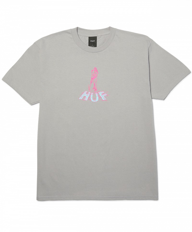HUF JACKED TEE LILAC CHALK