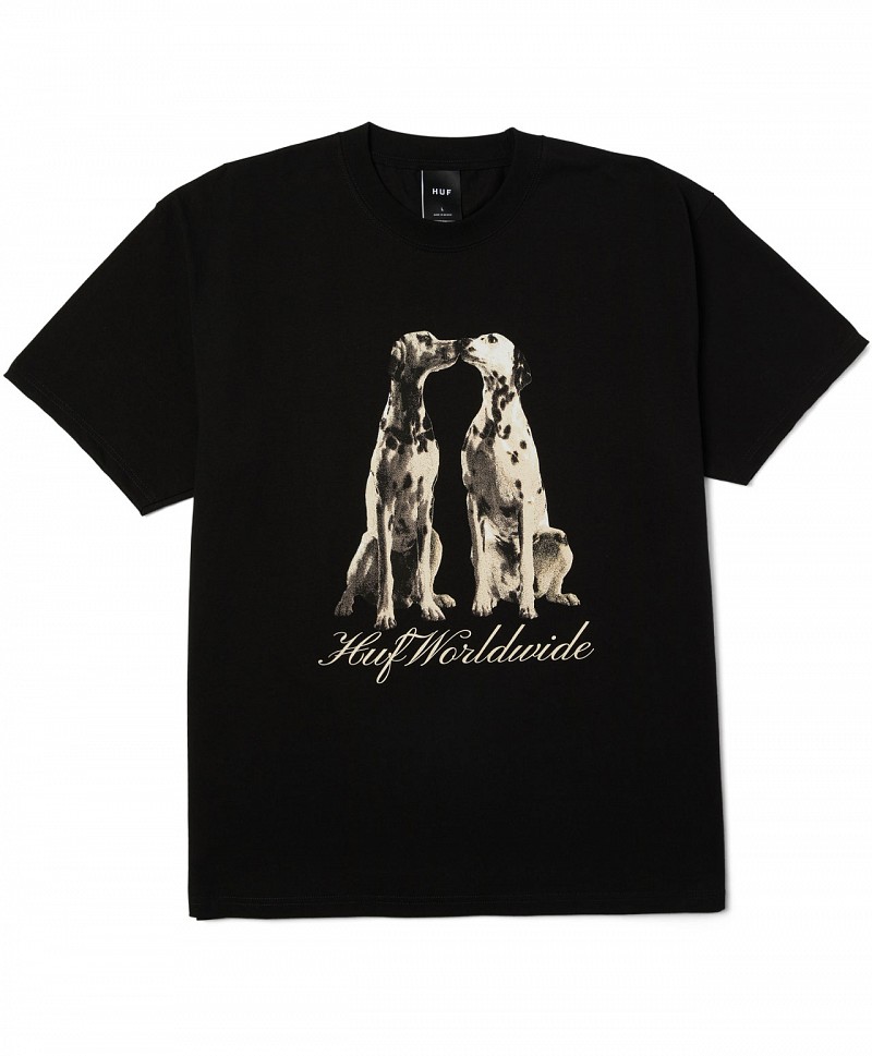HUF DOGGED TEE BLACK