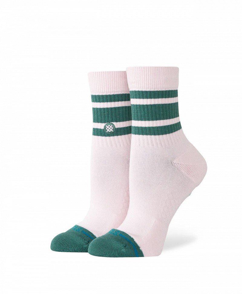 STANCE WOMENS BOYD QUARTER SOCKS PINK