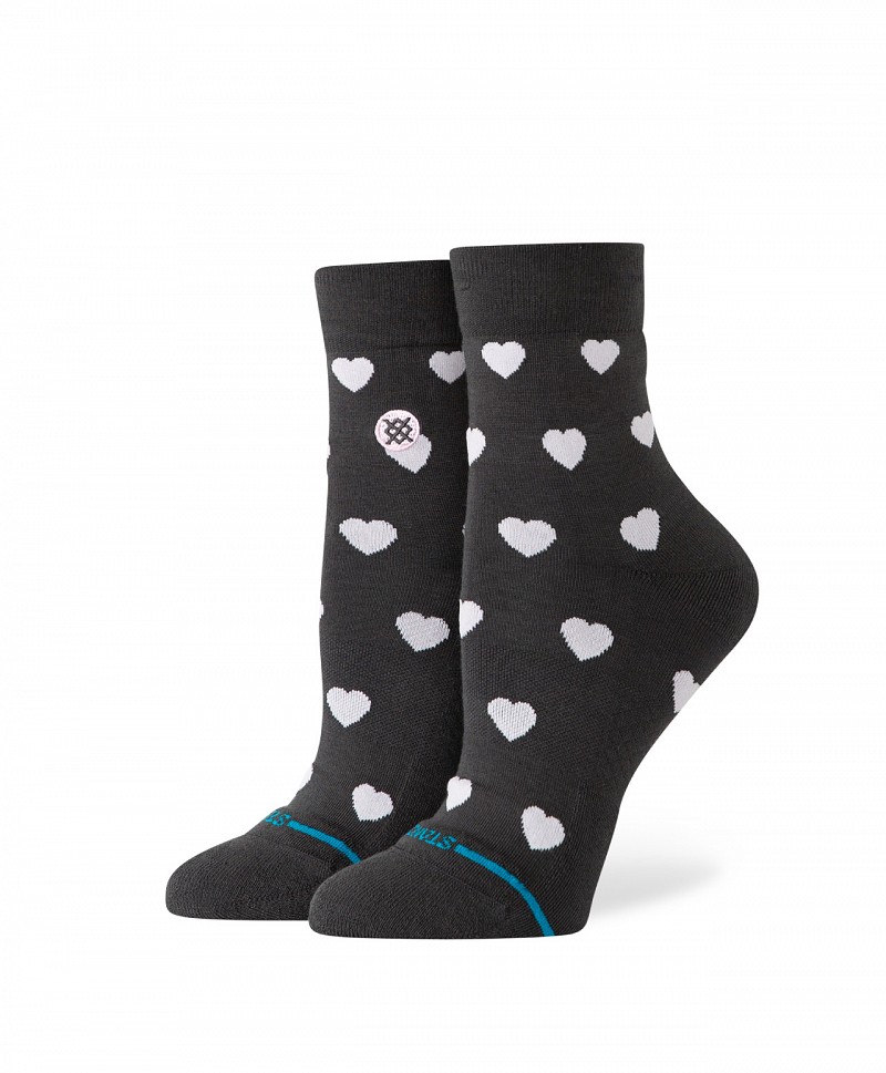 STANCE HEARTS LOWRIDER SOCKS CHARCOAL