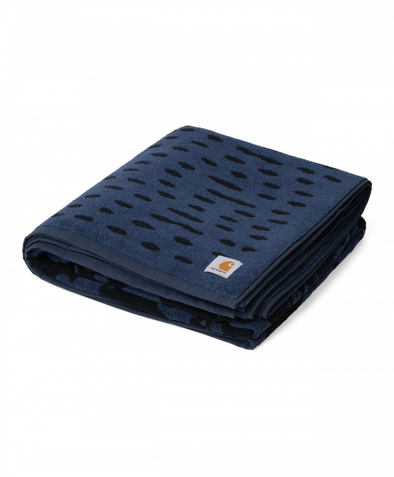 CARHARTT WIP VESTIGE BEACH TOWEL BLANKET VESTIGE BLUE