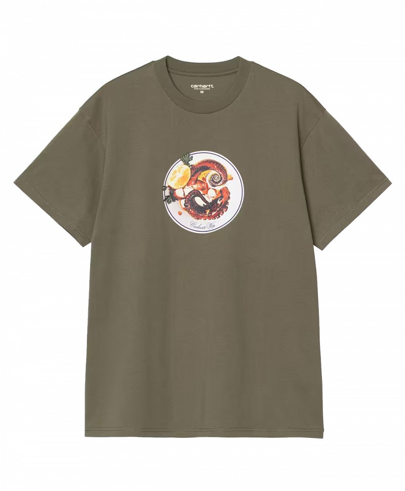 CARHARTT WIP OCTOPUS TEE LEAF