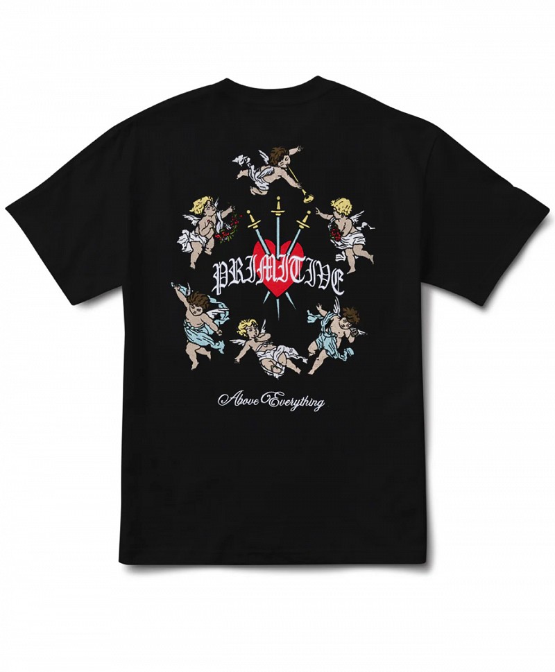 PRIMITIVE TRIUMPH HEAVYWEIGHT TEE BLACK