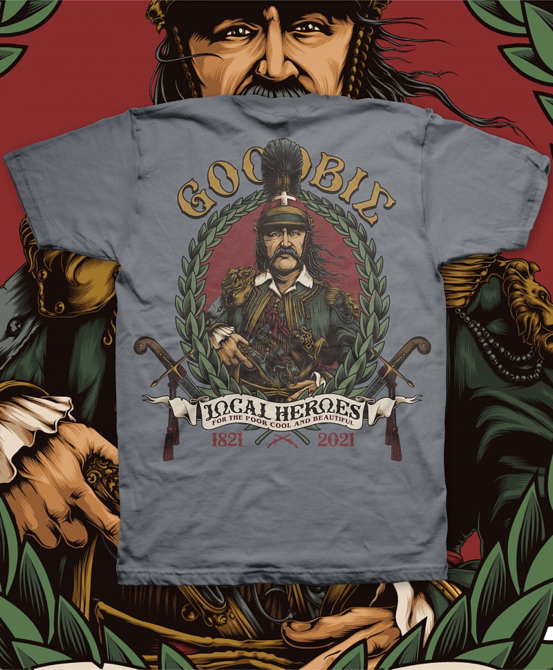 GOODBIE LOCAL HEROES THEO TEE ASPHALT